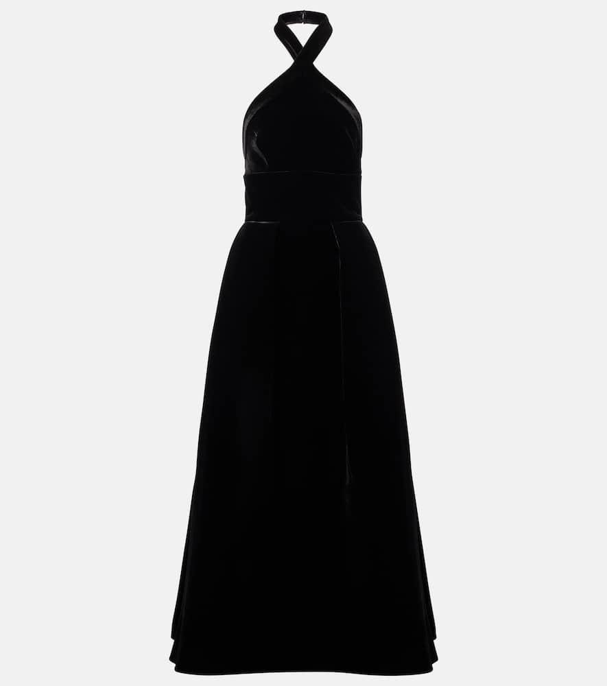 Велюровое платье на бретелях Elie Saab, Black
Велюровое платье на бретелях Elie Saab, Black
