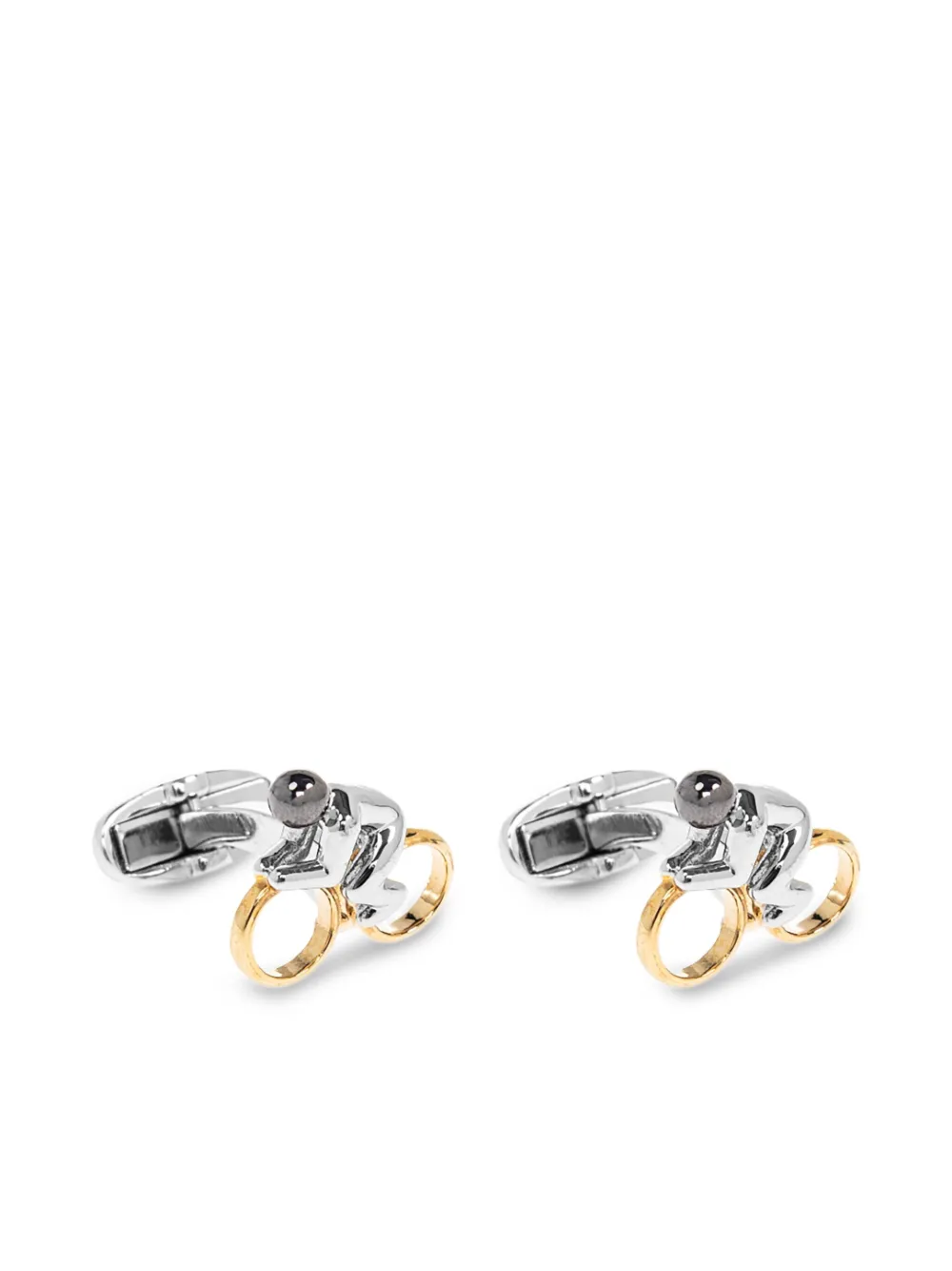 Запонки Cyclist Paul Smith, серебристый
Запонки Cyclist Paul Smith, серебристый