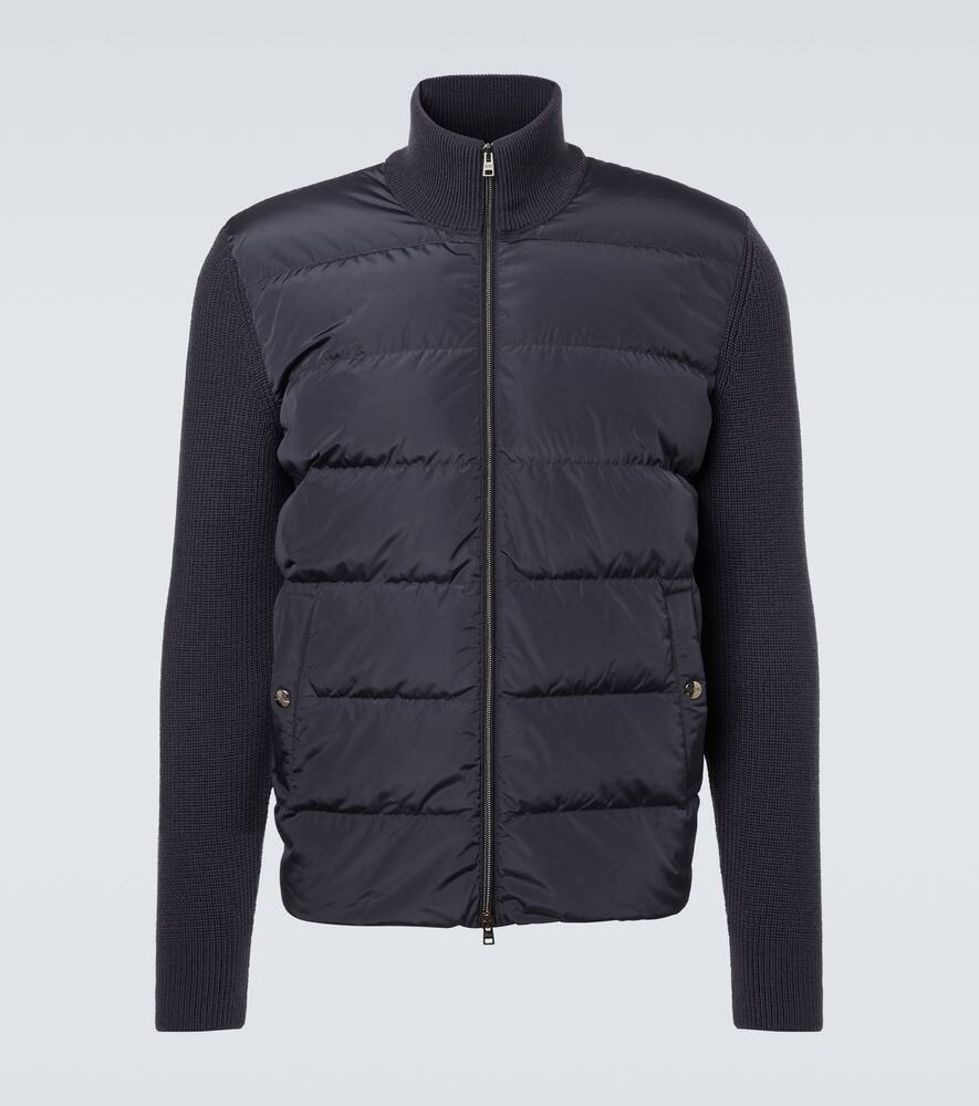 Шерстяная куртка с вставками из пуха Herno, Grigio
Шерстяная куртка с вставками из пуха Herno, Grigio