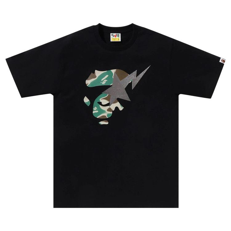 Футболка BAPE Liquid Camo Ape Face Sta Tee, Black/Olive Drab
Футболка BAPE Liquid Camo Ape Face Sta Tee, Black/Olive Drab