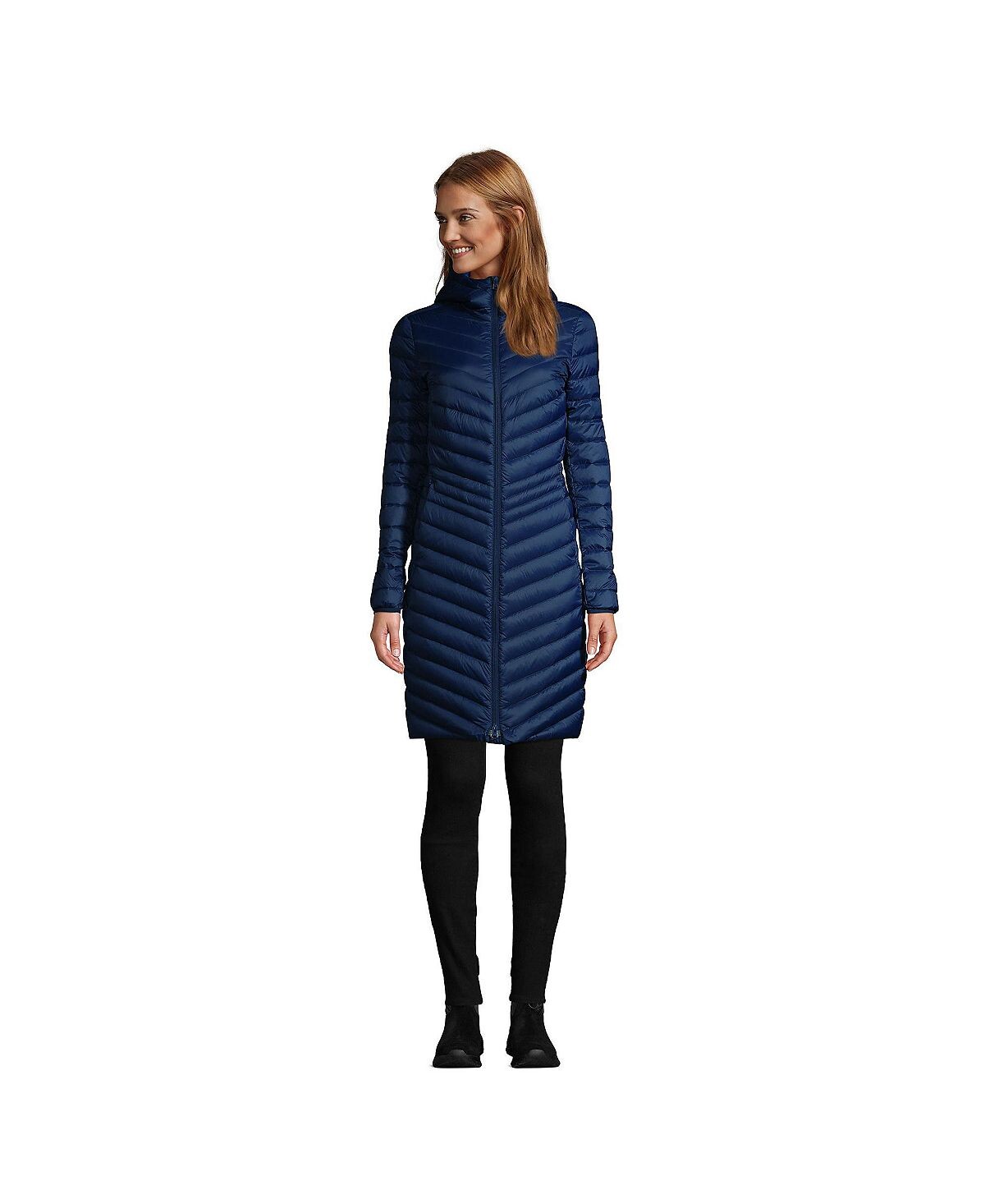 Женское сверхлегкое компактное пуховое пальто Lands' End
Женское сверхлегкое компактное пуховое пальто Lands' End