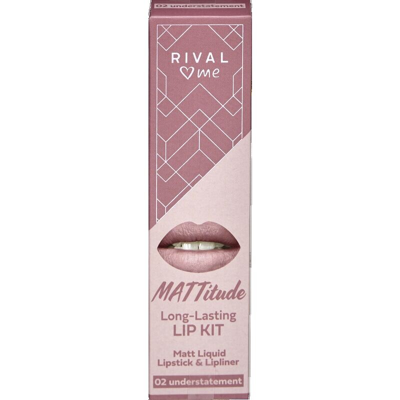 Mattitude Lip Kit 02 занижение RIVAL loves me, 1 шт.
Mattitude Lip Kit 02 занижение RIVAL loves me, 1 шт.