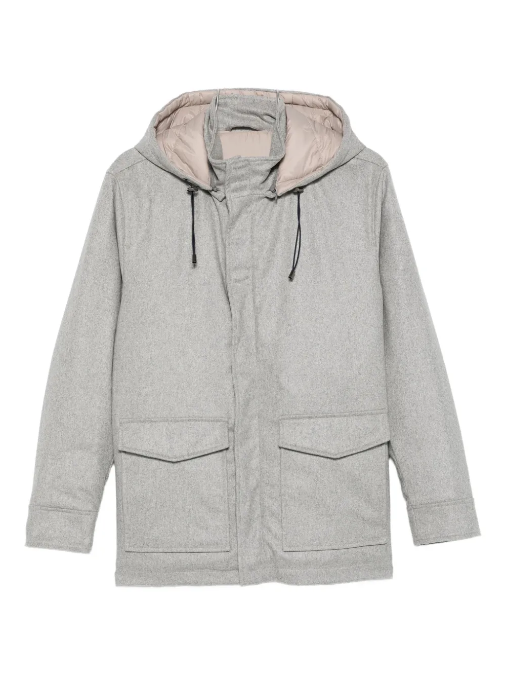 Утепленная куртка с капюшоном на завязках Barba, серый
Утепленная куртка с капюшоном на завязках Barba, серый