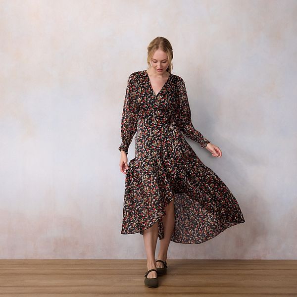 Платье-макси Petite long wrap Lc Lauren Conrad, Black Harvest Sprinkle
Платье-макси Petite long wrap Lc Lauren Conrad, Black Harvest Sprinkle