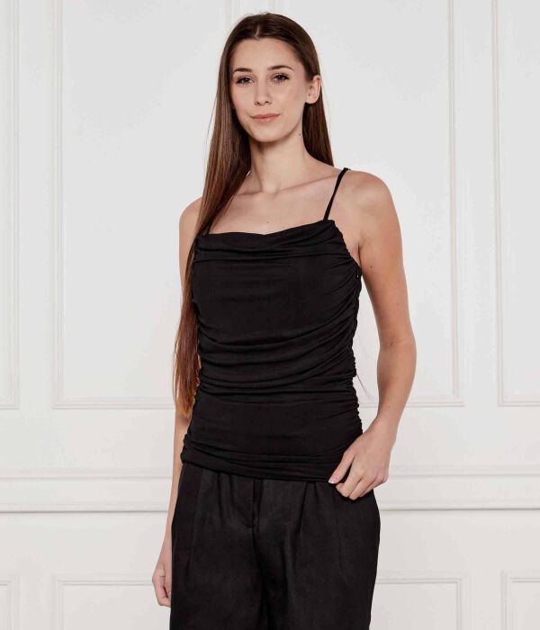 Футболка доффиано Slim fit Hugo, черный 
Футболка доффиано Slim fit Hugo, черный