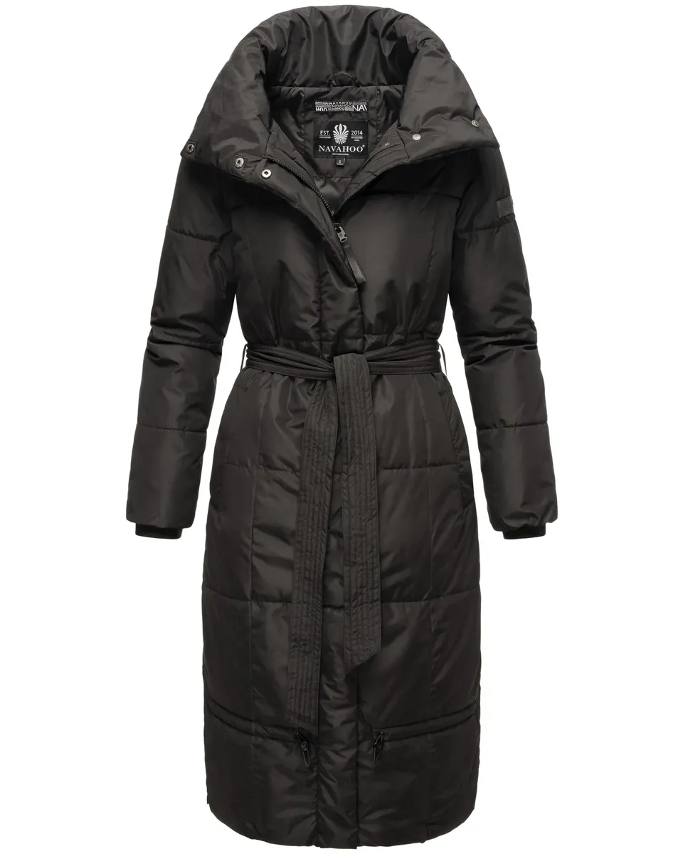 Стеганое пальто Наваху "Миренаа", стильное женское зимнее пальто с поясом Navahoo, черный
Стеганое пальто Наваху "Миренаа", стильное женское зимнее пальто с поясом Navahoo, черный