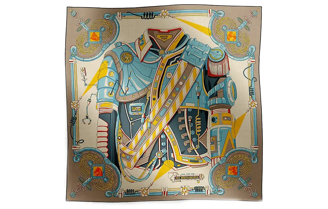 Шарф из кашемира и шелка тутового дерева унисекс коричневый HERMES
Шарф из кашемира и шелка тутового дерева унисекс коричневый HERMES