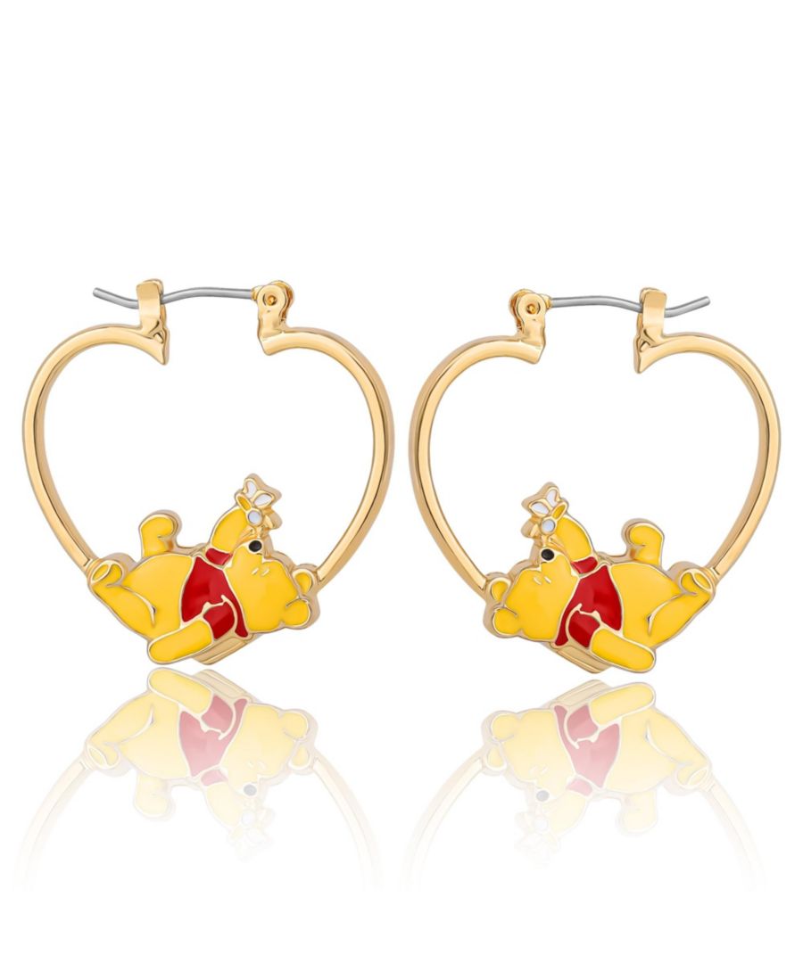 Серьги-кольца в форме сердца с Винни-Пухом, золотистого цвета Disney, Gold-tone/red
Серьги-кольца в форме сердца с Винни-Пухом, золотистого цвета Disney, Gold-tone/red
