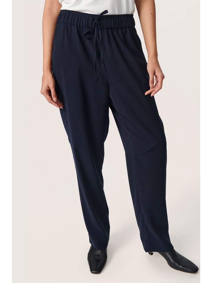 Тканевые брюки Soaked in Luxury, темно-синий
Тканевые брюки Soaked in Luxury, темно-синий