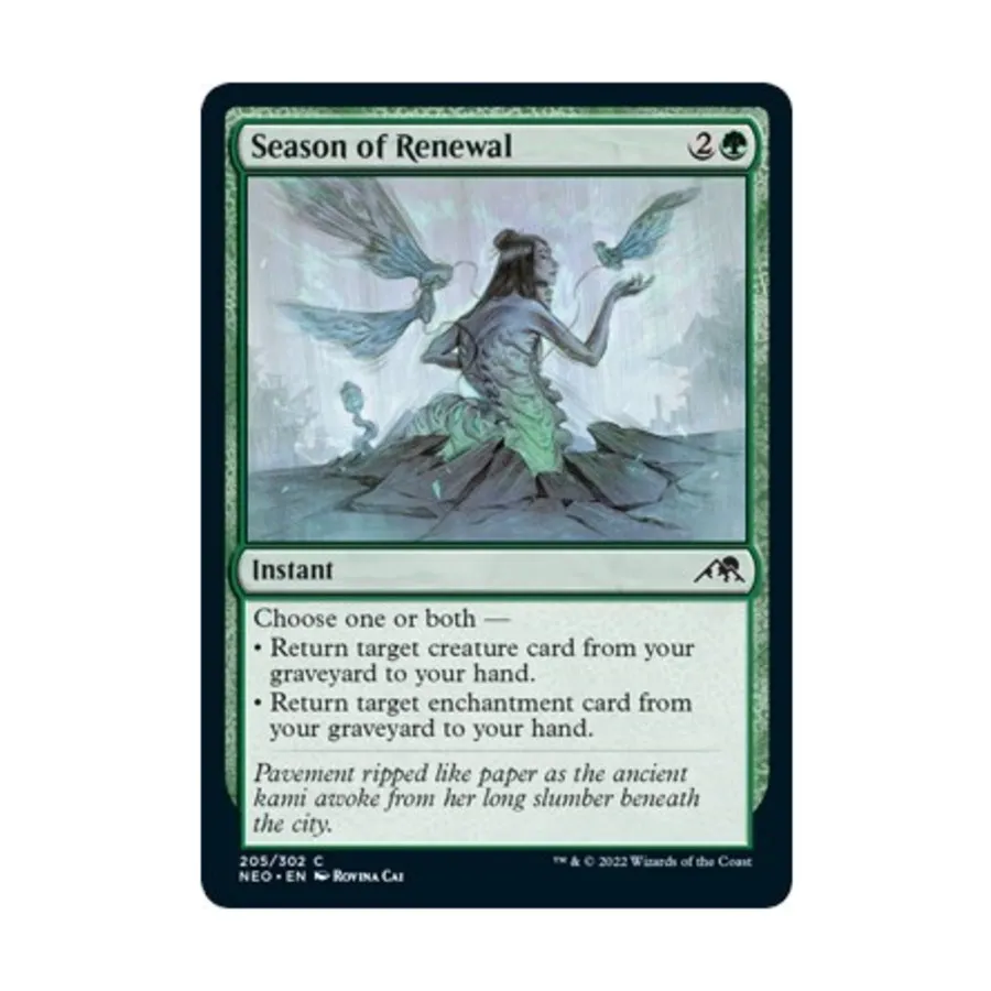 CCG Сезон обновления (С), MTG - Kamigawa : Neon Dynasty
CCG Сезон обновления (С), MTG - Kamigawa : Neon Dynasty