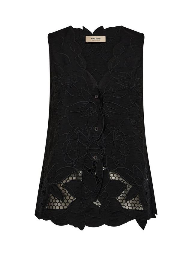 Топ Daima с кружевной вышивкой MOS MOSH, Black
Топ Daima с кружевной вышивкой MOS MOSH, Black