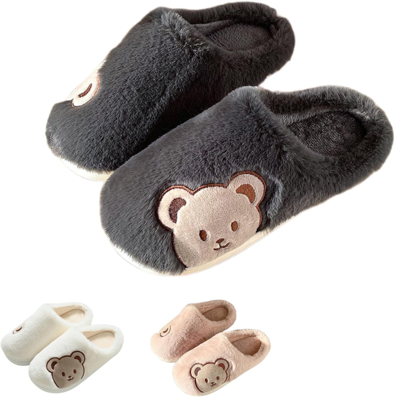 Мягкие плюшевые тапочки UNMULFC в виде медведя, пушистые тапочки, милые теплые тапочки для дома и спальни, шлепанцы, тапочки для отеков ног, широкие нескользящие тапочки для дома и улицы, сандалии с мультяшными животными для женщин и мужчин, сер...
Мягкие плюшевые тапочки UNMULFC в виде медведя, пушистые тапочки, милые теплые тапочки для дома и спальни, шлепанцы, тапочки для отеков ног, широкие нескользящие тапочки для дома и улицы, сандалии с мультяшными животными для женщин и мужчин, сер...