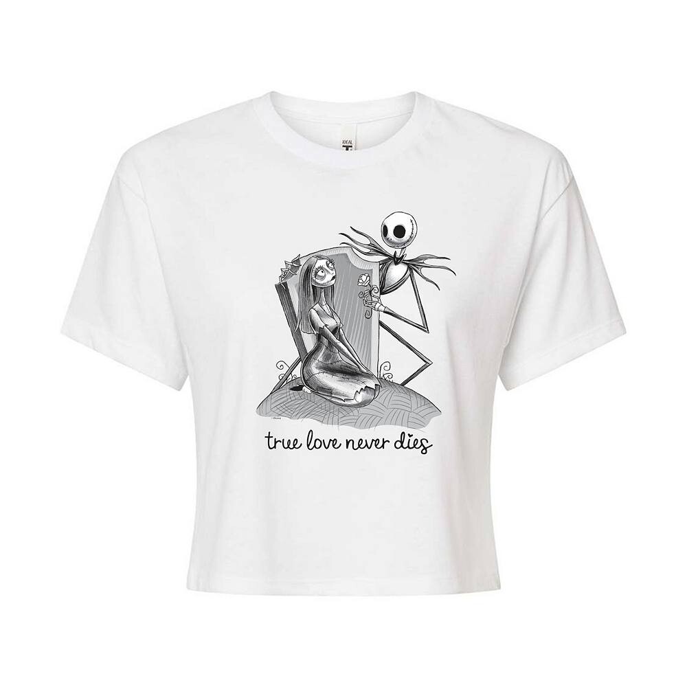 Укороченная футболка Disney's «Кошмар перед Рождеством» Джека и Салли Джуниорс «Настоящая любовь», белый
Укороченная футболка Disney's «Кошмар перед Рождеством» Джека и Салли Джуниорс «Настоящая любовь», белый