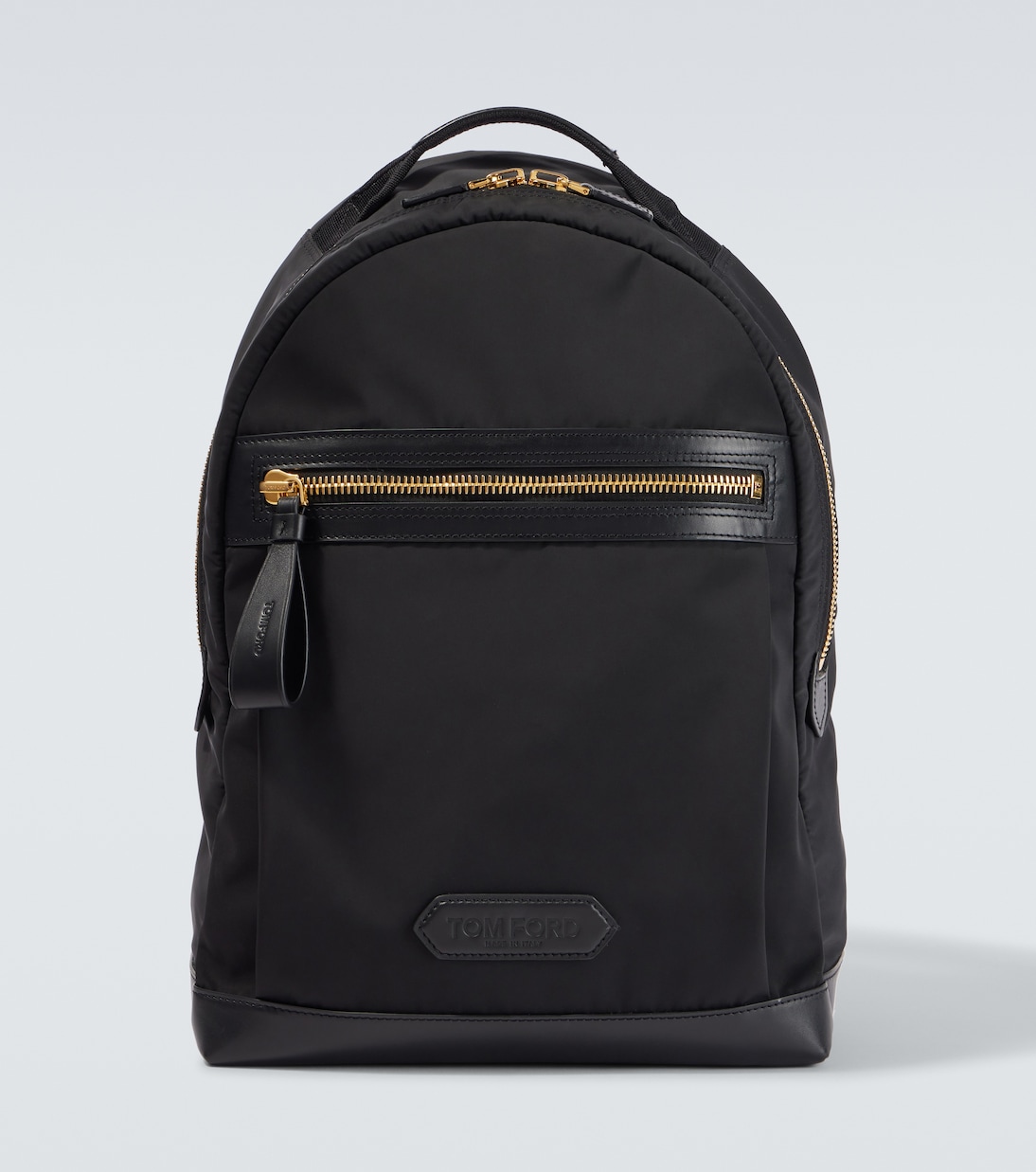 Рюкзак с кожаными вставками Tom Ford, черный
Рюкзак с кожаными вставками Tom Ford, черный