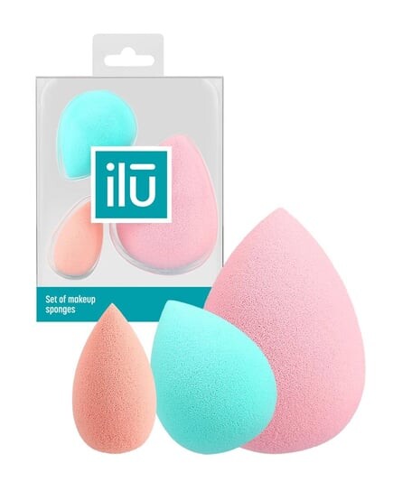Набор спонжей для макияжа, 3 шт. ilū
Набор спонжей для макияжа, 3 шт. ilū