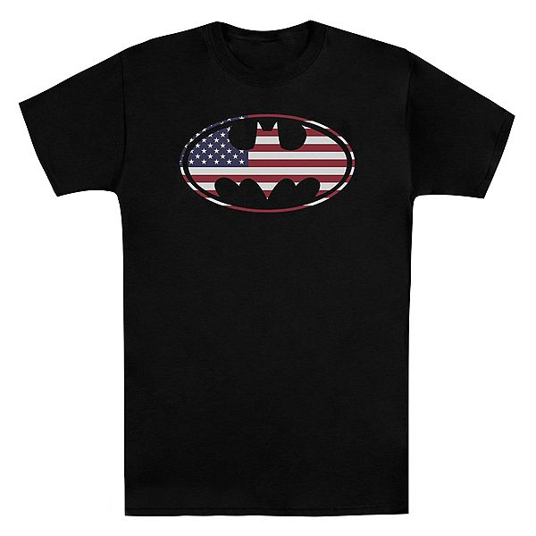 Футболка с овальным принтом Batman american flag Licensed Character
Футболка с овальным принтом Batman american flag Licensed Character