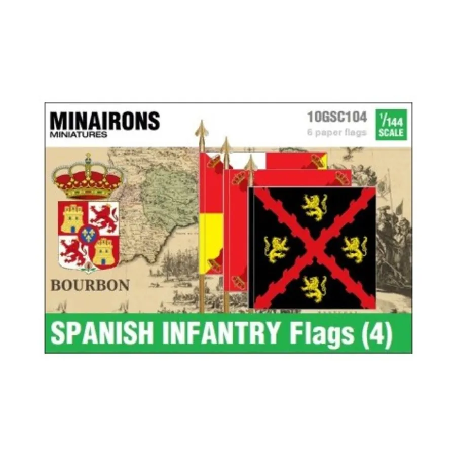 Пехотные флаги Филиппа V № 3, War of Spanish Succession - Decals & Flags (1:144)
Пехотные флаги Филиппа V № 3, War of Spanish Succession - Decals & Flags (1:144)