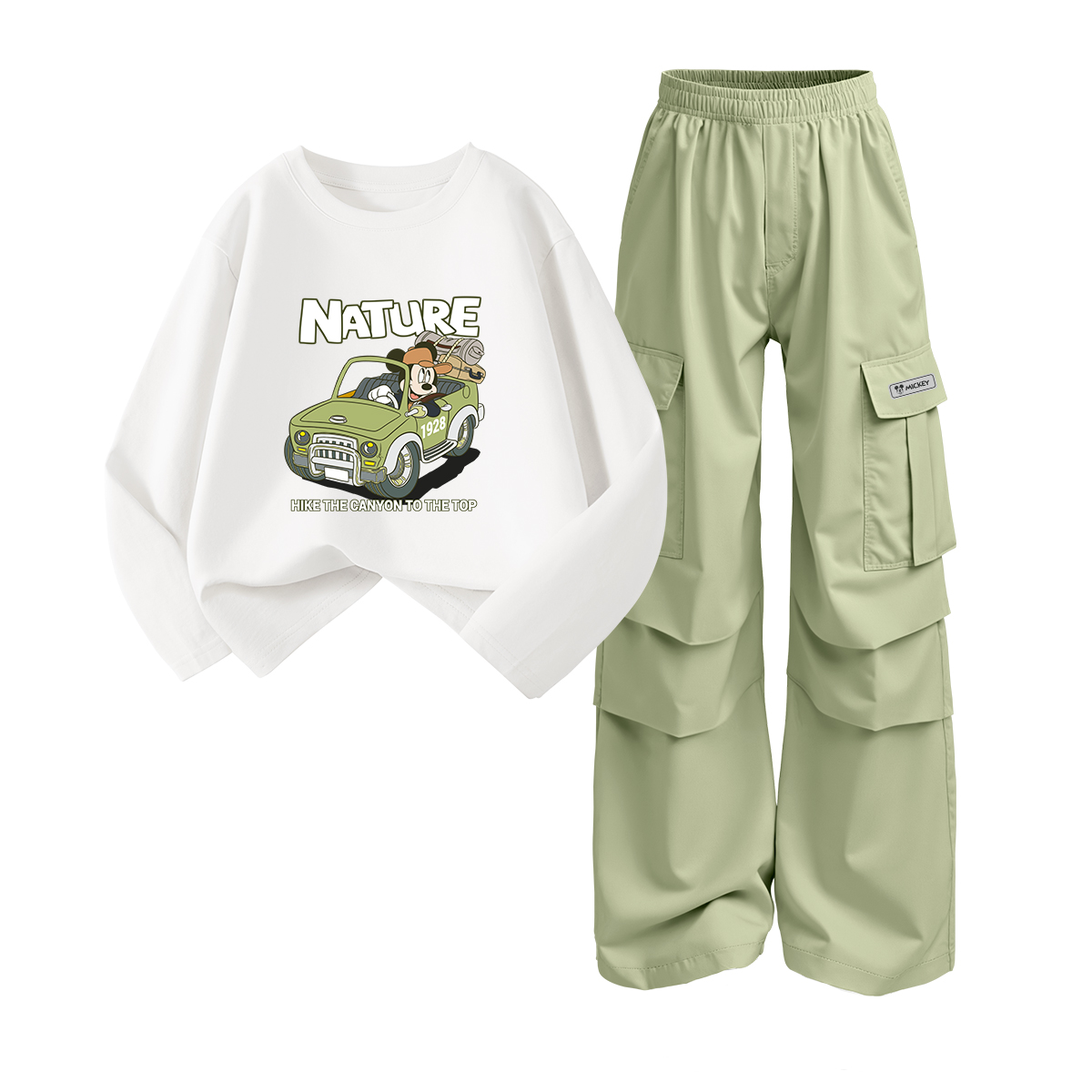 Повседневная спортивная одежда для детей 3-7 лет Disney, белый/зеленый
Повседневная спортивная одежда для детей 3-7 лет Disney, белый/зеленый