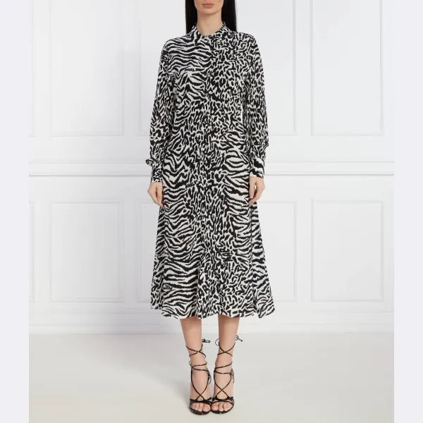 Платье с поясом с анималистическим принтом Karl Lagerfeld, черный
Платье с поясом с анималистическим принтом Karl Lagerfeld, черный