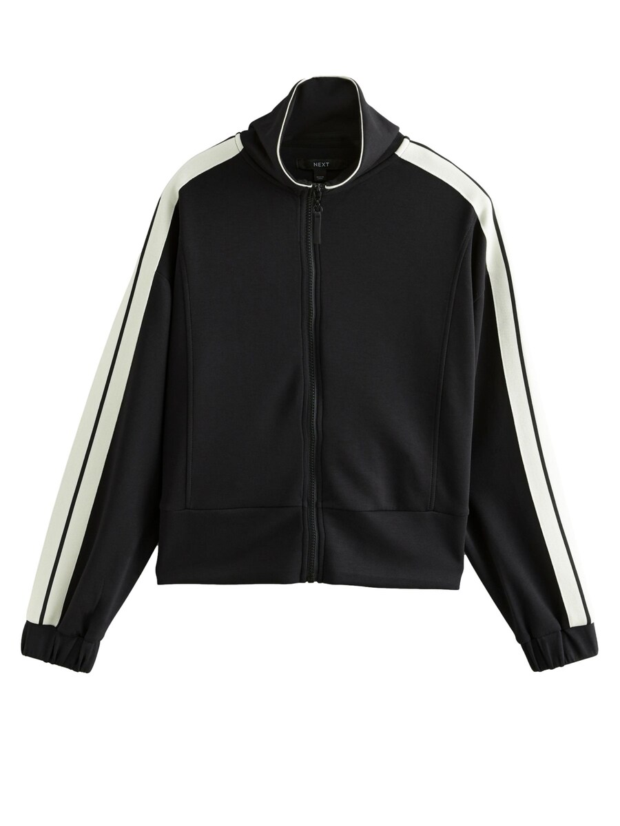 Толстовка с капюшоном на молнии Next, черный 
Толстовка с капюшоном на молнии Next, черный