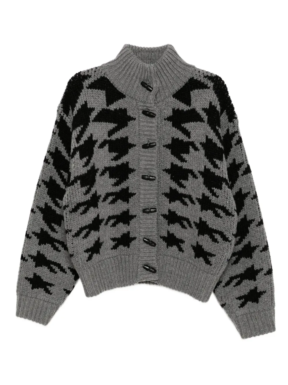 Кардиган в ломаную клетку Open YY, серый
Кардиган в ломаную клетку Open YY, серый