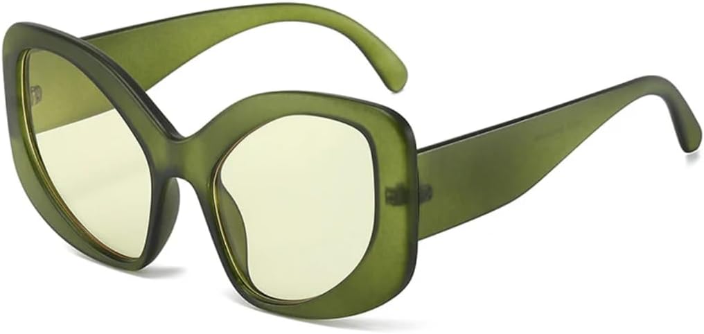 Модные солнцезащитные очки большого размера «кошачий глаз» для женщин и мужчин, защита от УФ-излучения UV400, ретро-матовый цвет, конфетный оттенок UATXTAU, Matte Green
Модные солнцезащитные очки большого размера «кошачий глаз» для женщин и мужчин, защита от УФ-излучения UV400, ретро-матовый цвет, конфетный оттенок UATXTAU, Matte Green