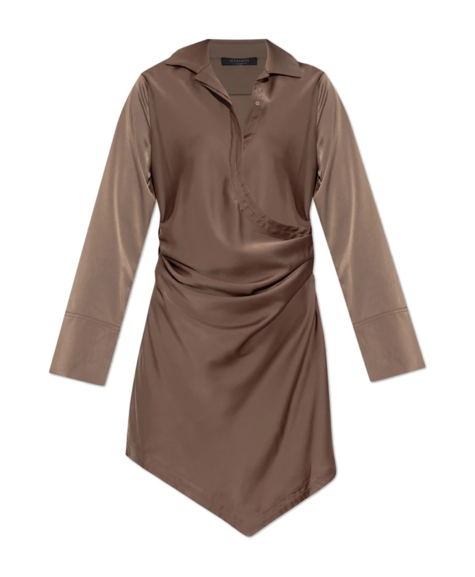 Мини-Платье Тира Allsaints, коричневый
Мини-Платье Тира Allsaints, коричневый