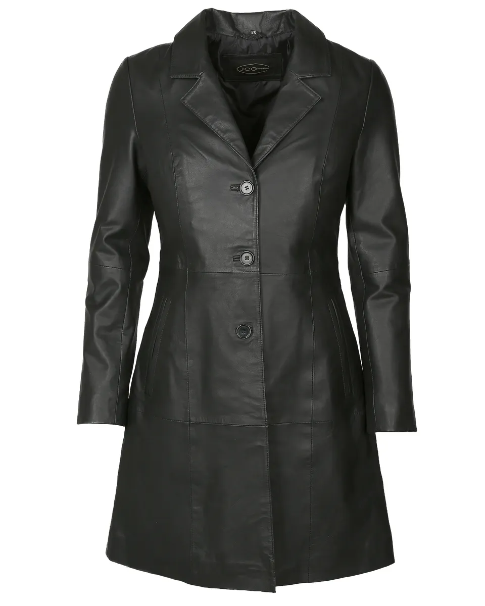 Кожаное пальто JCC "ИК14-2", черный
Кожаное пальто JCC "ИК14-2", черный