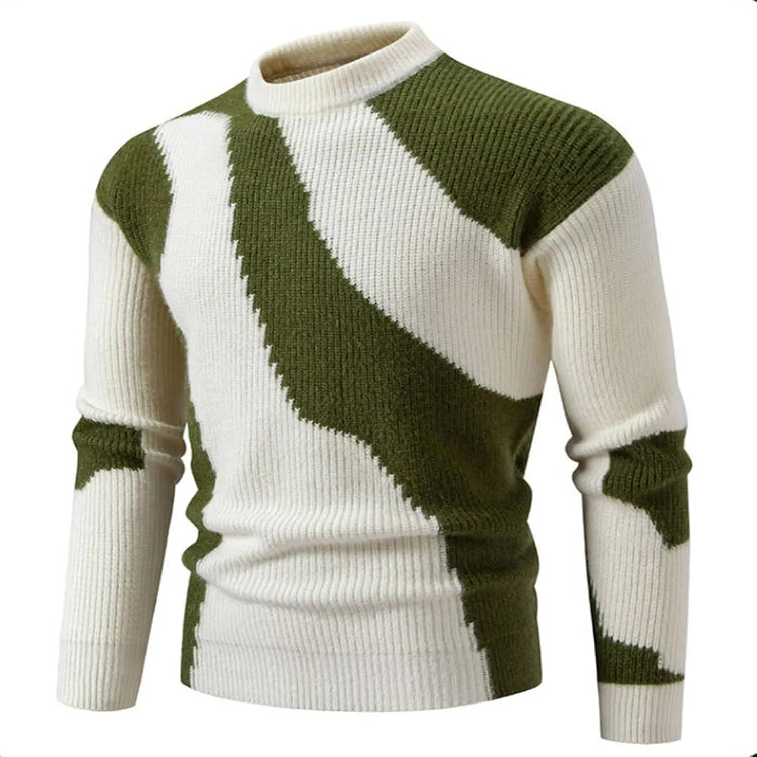 Мужской свитер с круглым вырезом и длинными рукавами, кабельная вязка, теплый зимний AQAYL
Мужской свитер с круглым вырезом и длинными рукавами, кабельная вязка, теплый зимний AQAYL