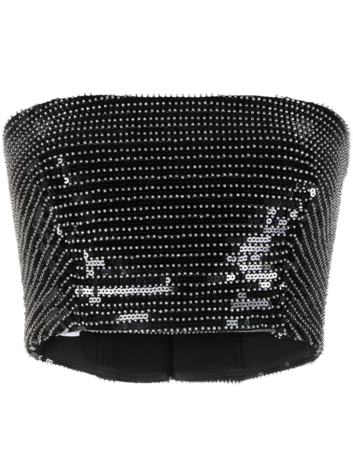 Gemy Maalouf укороченный топ с пайетками, черный
Gemy Maalouf укороченный топ с пайетками, черный