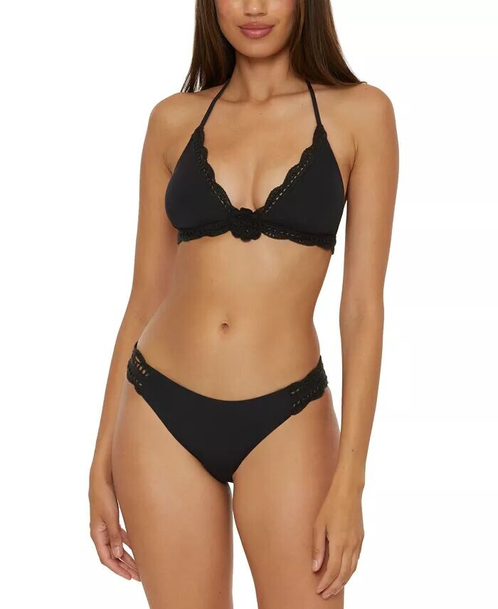 Женский верх бикини и плавки Colette с отделкой крючком Becca, черный
Женский верх бикини и плавки Colette с отделкой крючком Becca, черный