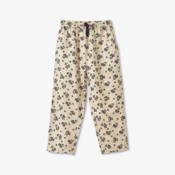 Хлопковые брюки с цветочным принтом elderberry 3–12 лет Caramel, цвет berry bud 
Хлопковые брюки с цветочным принтом elderberry 3–12 лет Caramel, цвет berry bud