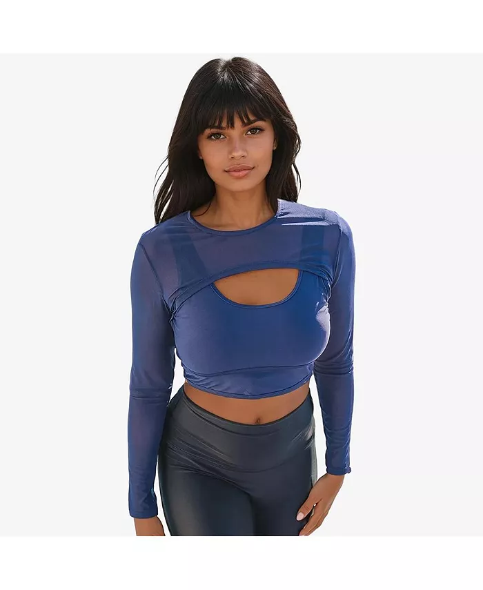 Женская накидка для плавания с сетчатыми рукавами Calypsa, синий
Женская накидка для плавания с сетчатыми рукавами Calypsa, синий