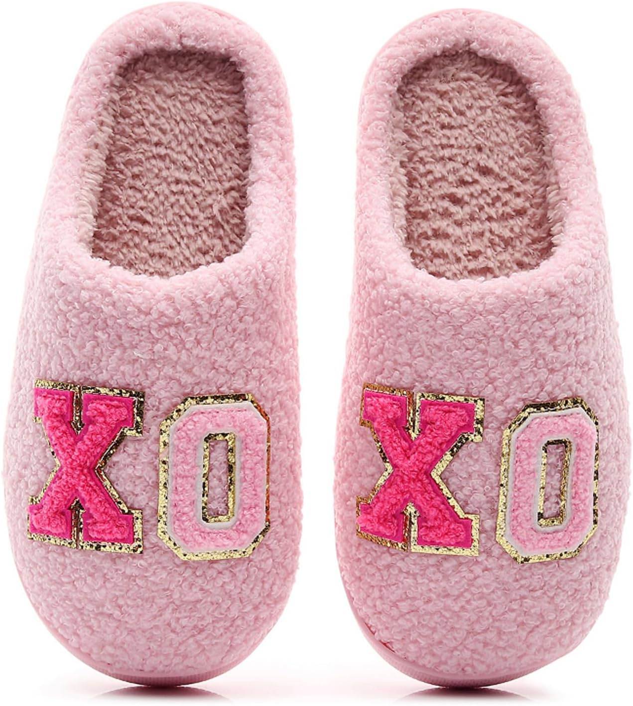 Женские и мужские тапочки плюшевые теплые домашние тапочки повседневные мягкие шлепанцы для пары из хлопка для улицы и дома спальни Oukisam, Xoxo Pink
Женские и мужские тапочки плюшевые теплые домашние тапочки повседневные мягкие шлепанцы для пары из хлопка для улицы и дома спальни Oukisam, Xoxo Pink