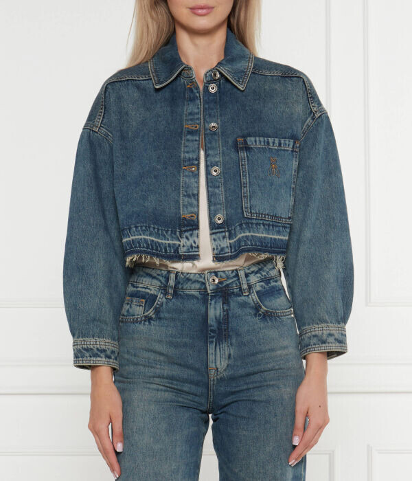 Джинсовая куртка женская Patrizia Pepe укороченная с бахромой, синий
Джинсовая куртка женская Patrizia Pepe укороченная с бахромой, синий