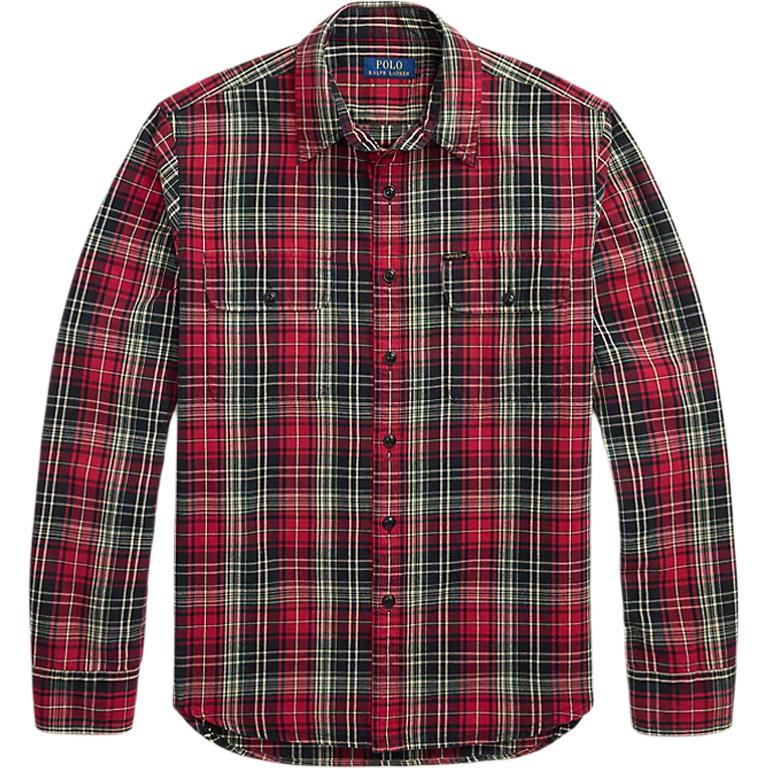Клетчатая хлопковая рубашка Polo Ralph Lauren, красный черный мультиколор
Клетчатая хлопковая рубашка Polo Ralph Lauren, красный черный мультиколор