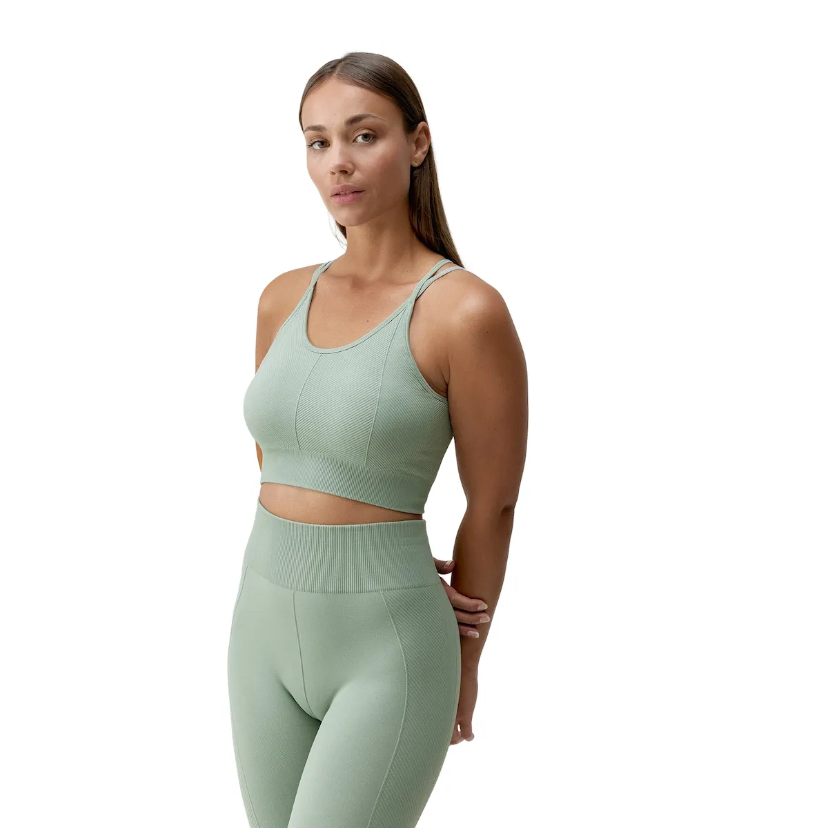 Женский спортивный топ Sarvan Born Living Yoga, мятный зеленый
Женский спортивный топ Sarvan Born Living Yoga, мятный зеленый