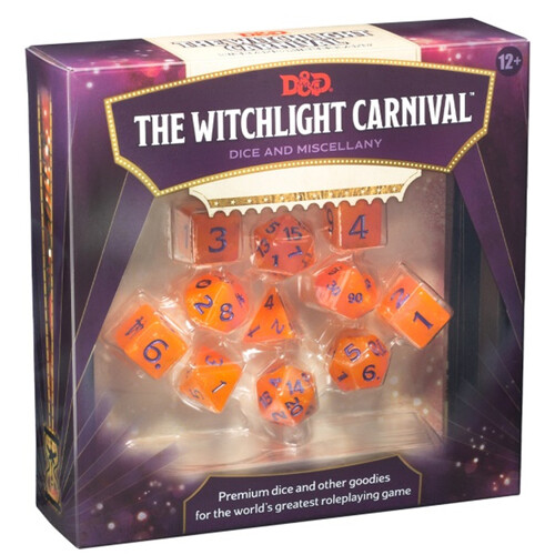 Игровые кубики D&D: Witchlight Carnival Dice Set
Игровые кубики D&D: Witchlight Carnival Dice Set