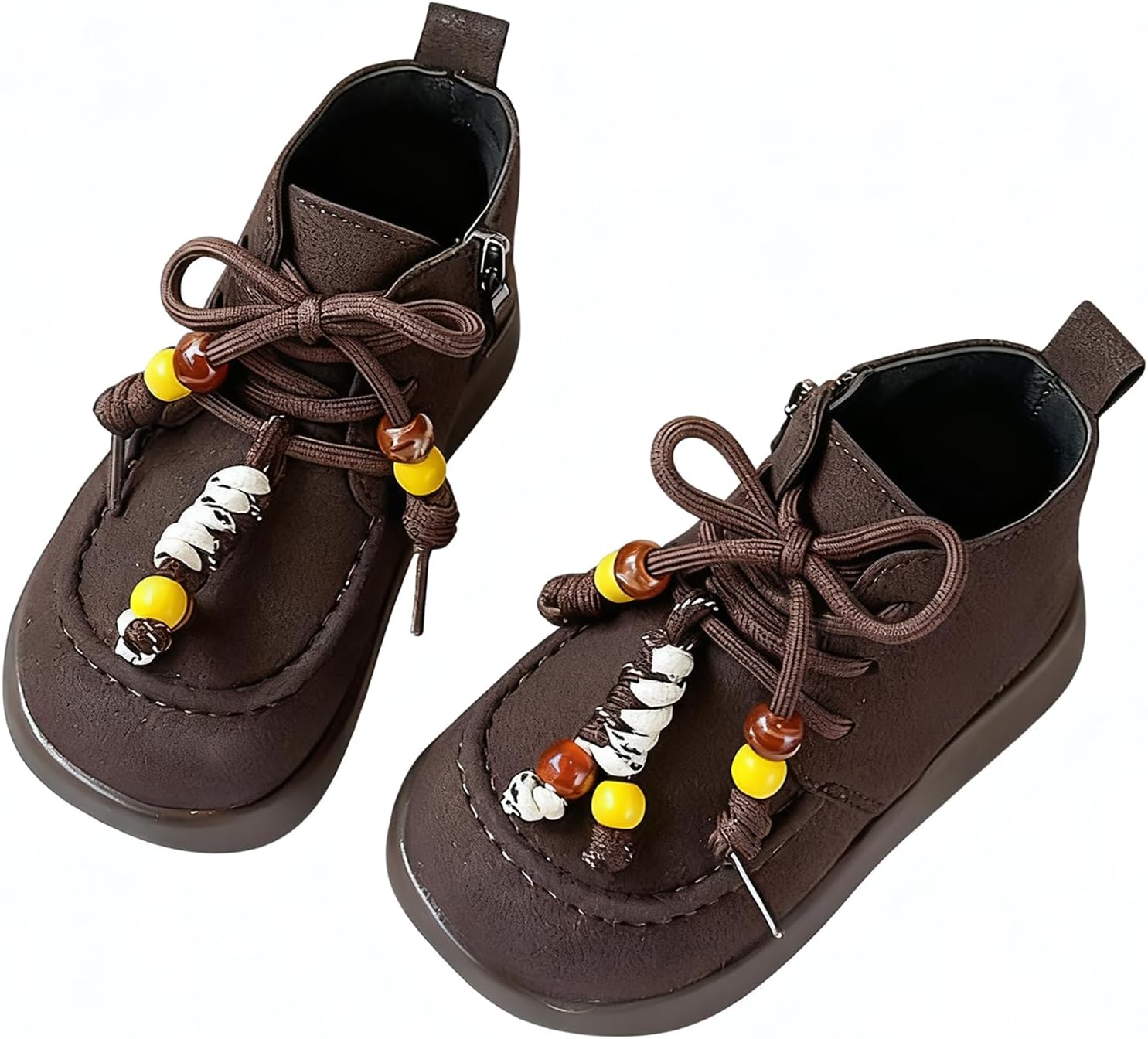 BANGTEUO Детские замшевые мокасины-башмачки для девочек, модные укороченные ботинки с бусинами, удобные с боковой молнией, с круглым носком, против скольжения, повседневные короткие ботиночки для прогулок на улице
BANGTEUO Детские замшевые мокасины-башмачки для девочек, модные укороченные ботинки с бусинами, удобные с боковой молнией, с круглым носком, против скольжения, повседневные короткие ботиночки для прогулок на улице