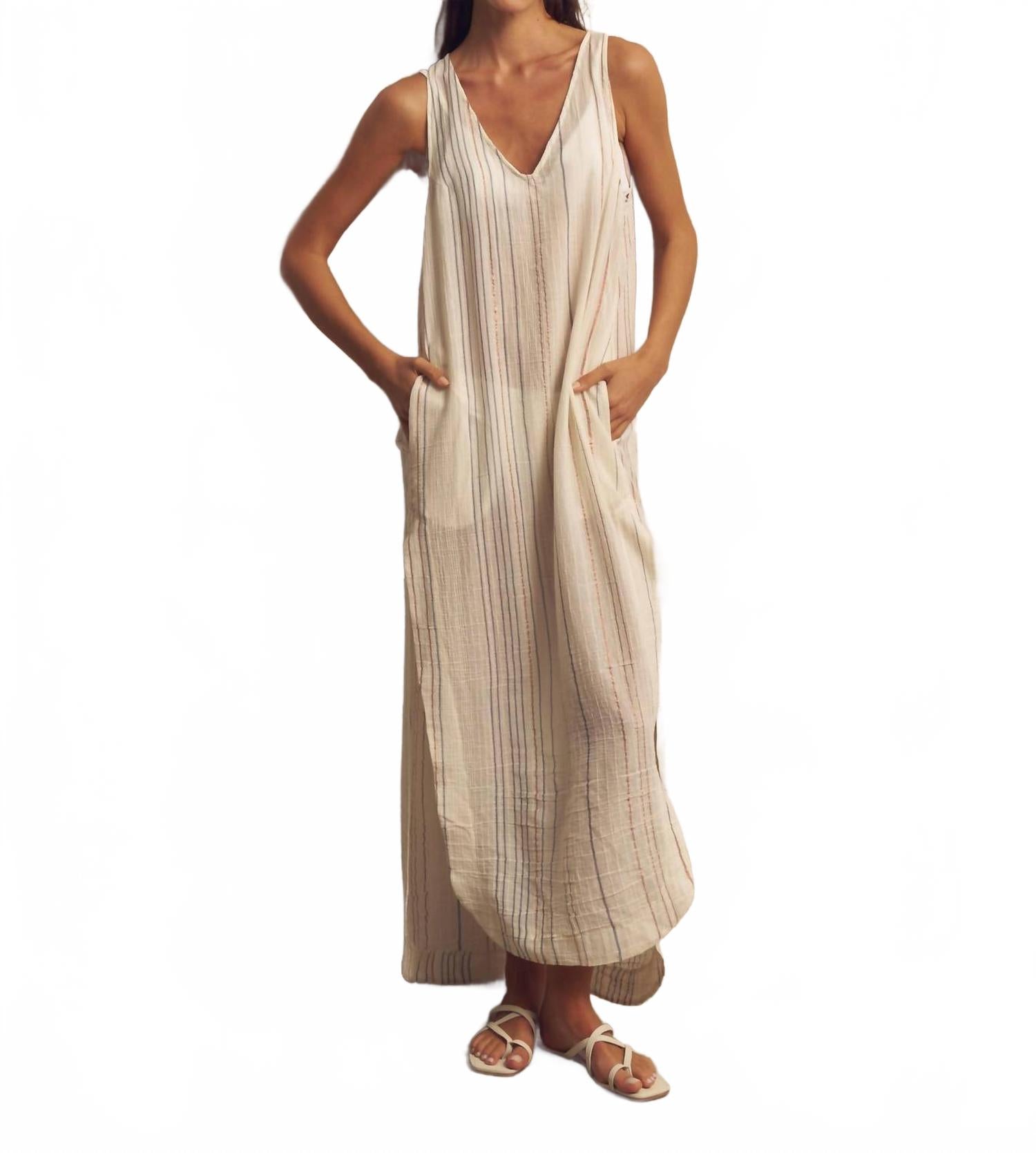 Платье макси Daybreak в натуральном цвете с полосками Handloom, Natural With Stripes
Платье макси Daybreak в натуральном цвете с полосками Handloom, Natural With Stripes