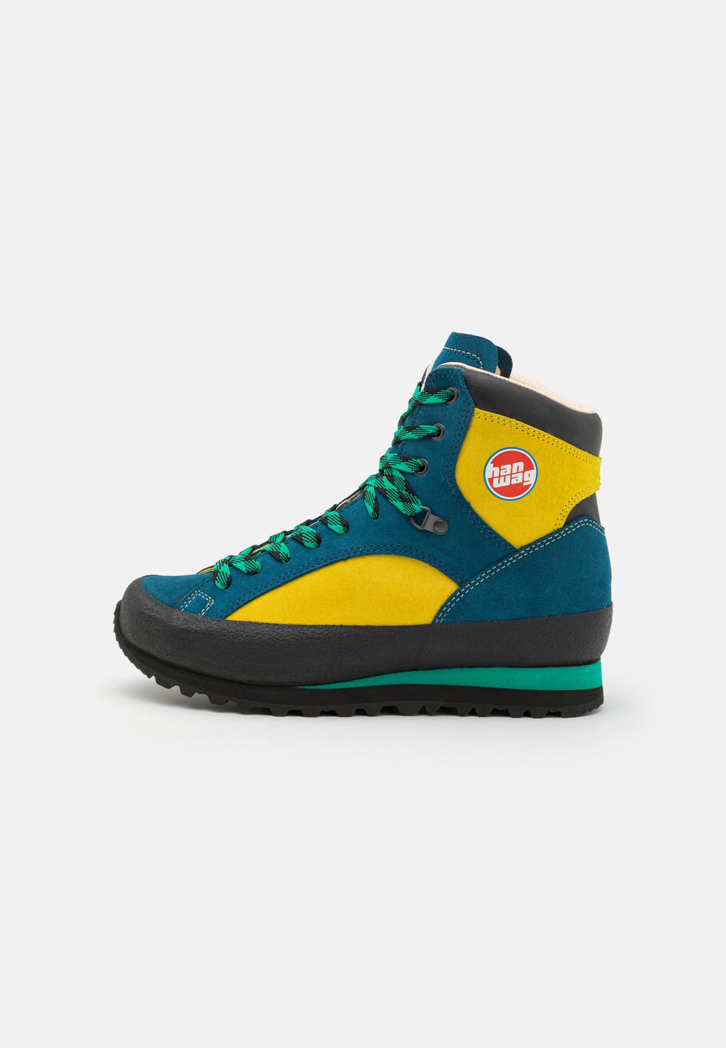 Походная обувь ROTPUNKT LL Hanwag, цвет Seablue/Yellow 
Походная обувь ROTPUNKT LL Hanwag, цвет Seablue/Yellow