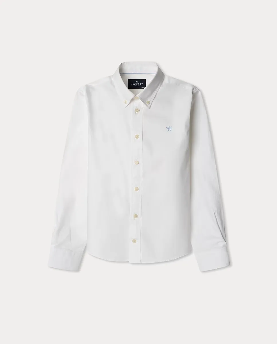 Стираная рубашка Оксфорд для мальчика Hackett, белый
Стираная рубашка Оксфорд для мальчика Hackett, белый