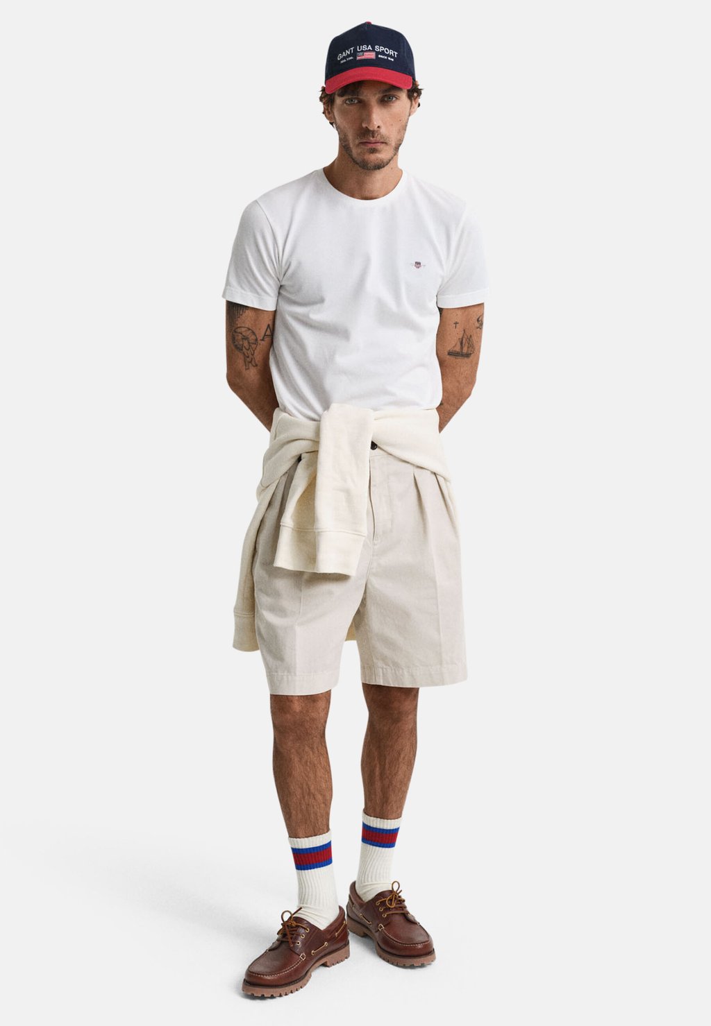 Базовая футболка GANT, бежевый
Базовая футболка GANT, бежевый