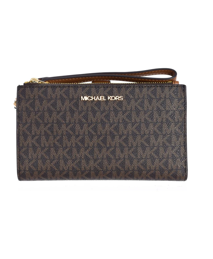 Компактная кожаная наручная сумка с множеством отделений. Michael Kors, коричневый
Компактная кожаная наручная сумка с множеством отделений. Michael Kors, коричневый