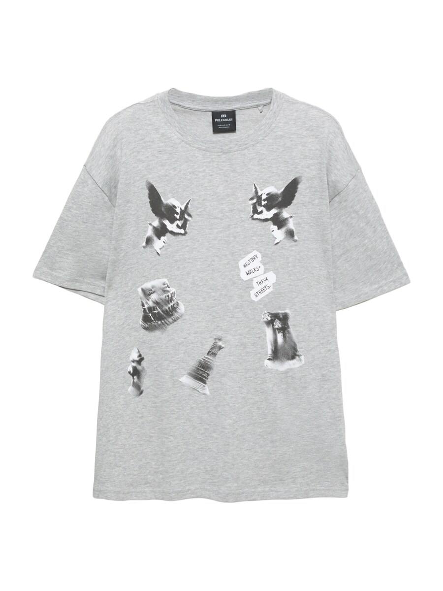 Рубашка Pull&Bear, Mottled Grey
Рубашка Pull&Bear, Mottled Grey