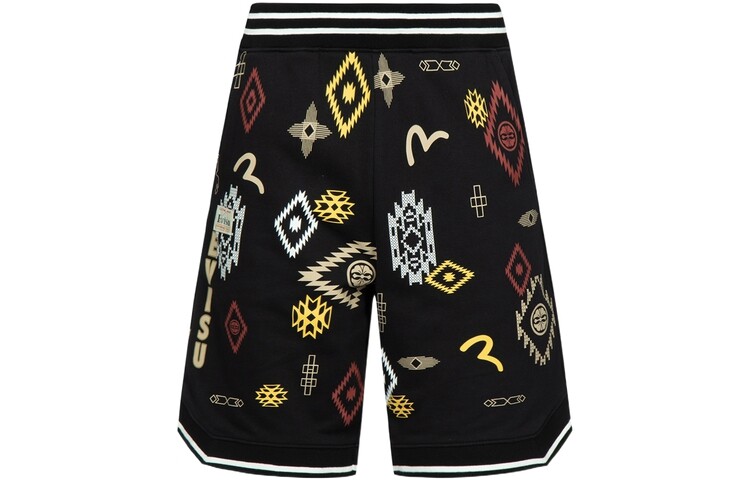 Спортивные шорты мужские черные Evisu, черный
Спортивные шорты мужские черные Evisu, черный