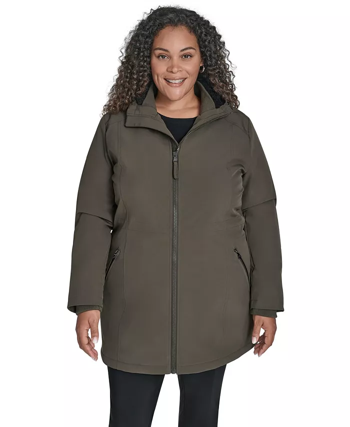 Женский анорак больших размеров с капюшоном и подкладкой из искусственного меха Calvin Klein, коричневый
Женский анорак больших размеров с капюшоном и подкладкой из искусственного меха Calvin Klein, коричневый