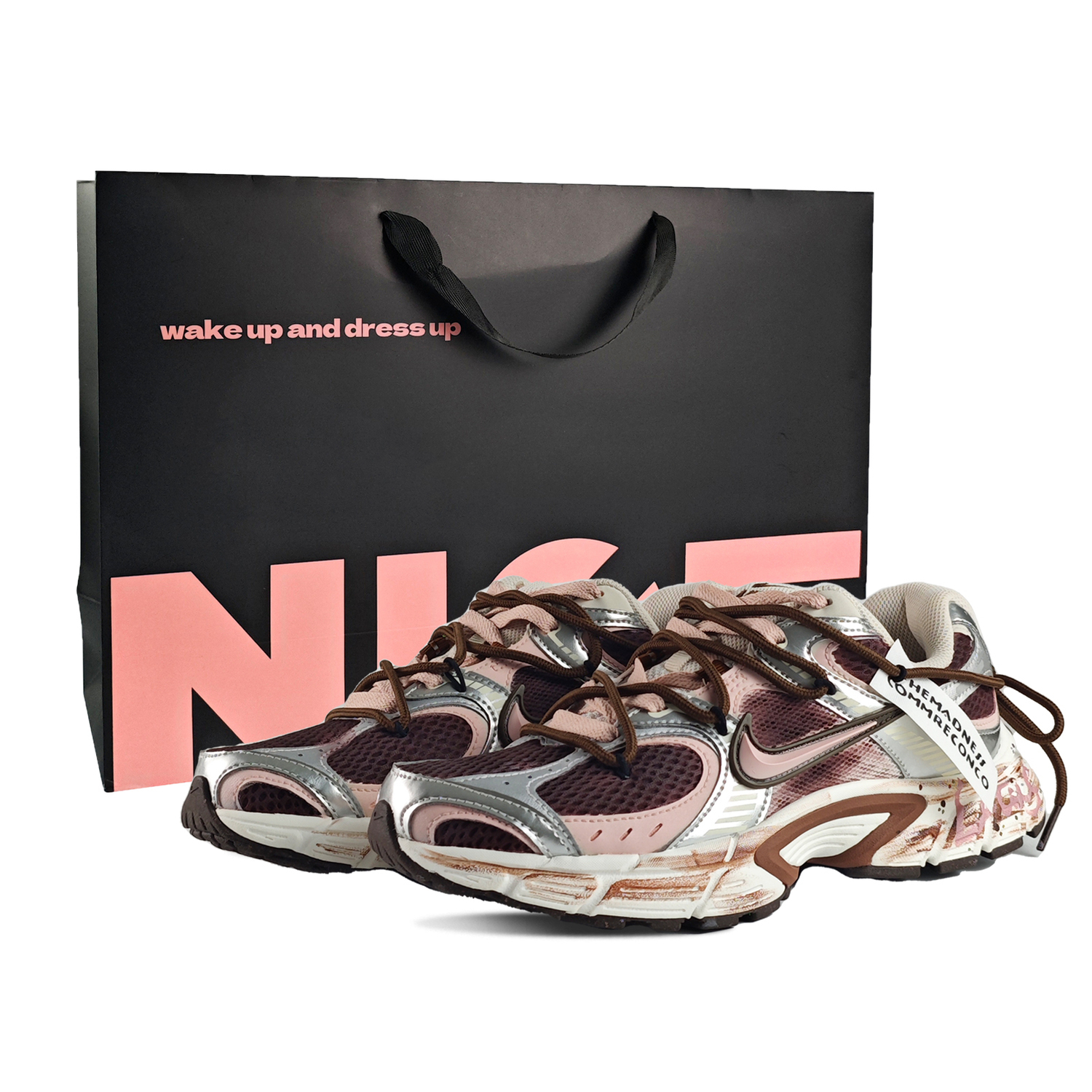 Nike Женские кроссовки V5 RNR для бега и повседневной носки, устойчивые к истиранию, дышащие, низкие, розовые и коричневые
Nike Женские кроссовки V5 RNR для бега и повседневной носки, устойчивые к истиранию, дышащие, низкие, розовые и коричневые