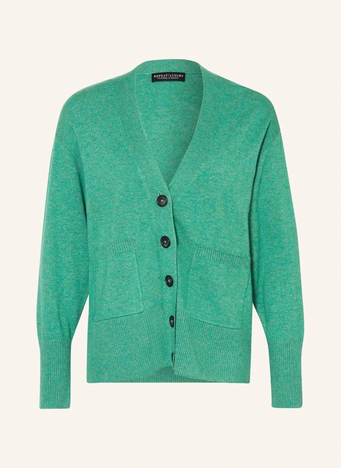 Кардиган из кашемира и шелка Repeat, зеленый
Кардиган из кашемира и шелка Repeat, зеленый