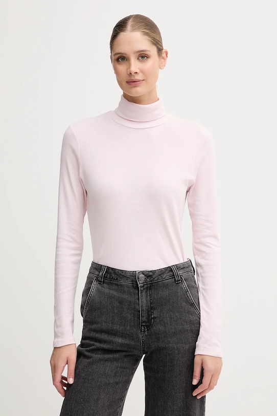 Хлопковый лонгслив United Colors Of Benetton, розовый
Хлопковый лонгслив United Colors Of Benetton, розовый